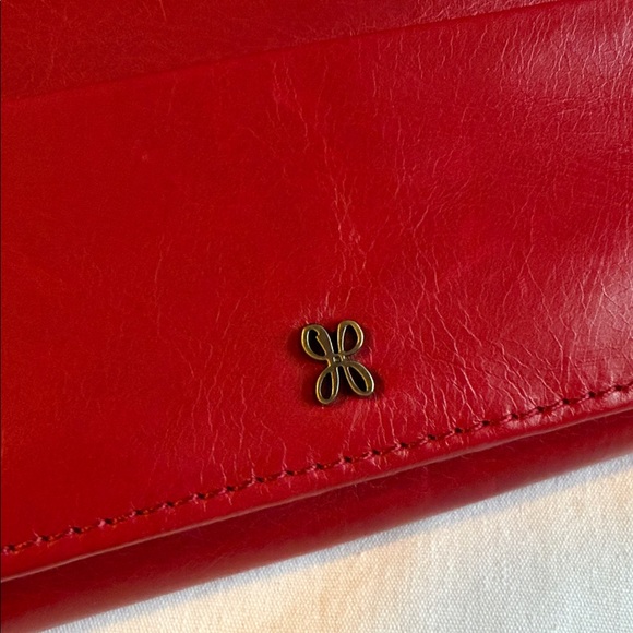Hobo Red Leather Wallet - Picture 2 of 5